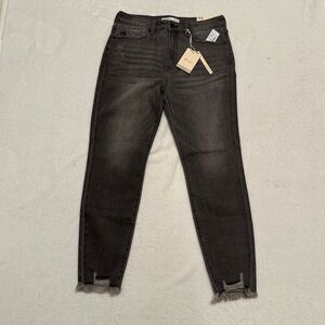 Maurices Dark Gray Ankle Jeans